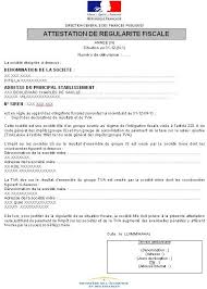 attestation fiscale